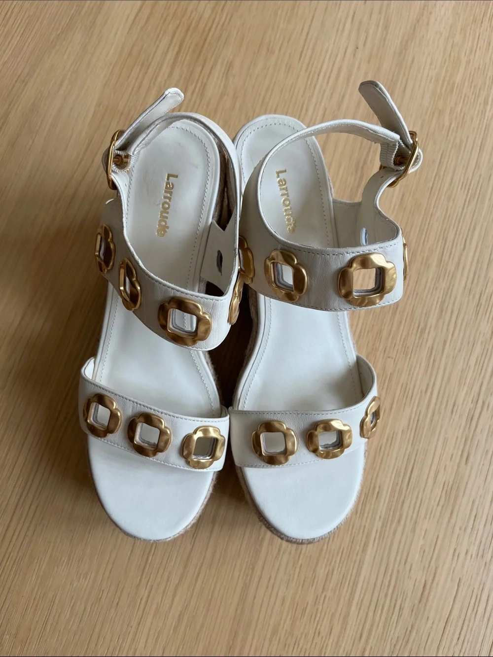 Larroude platform espadrille